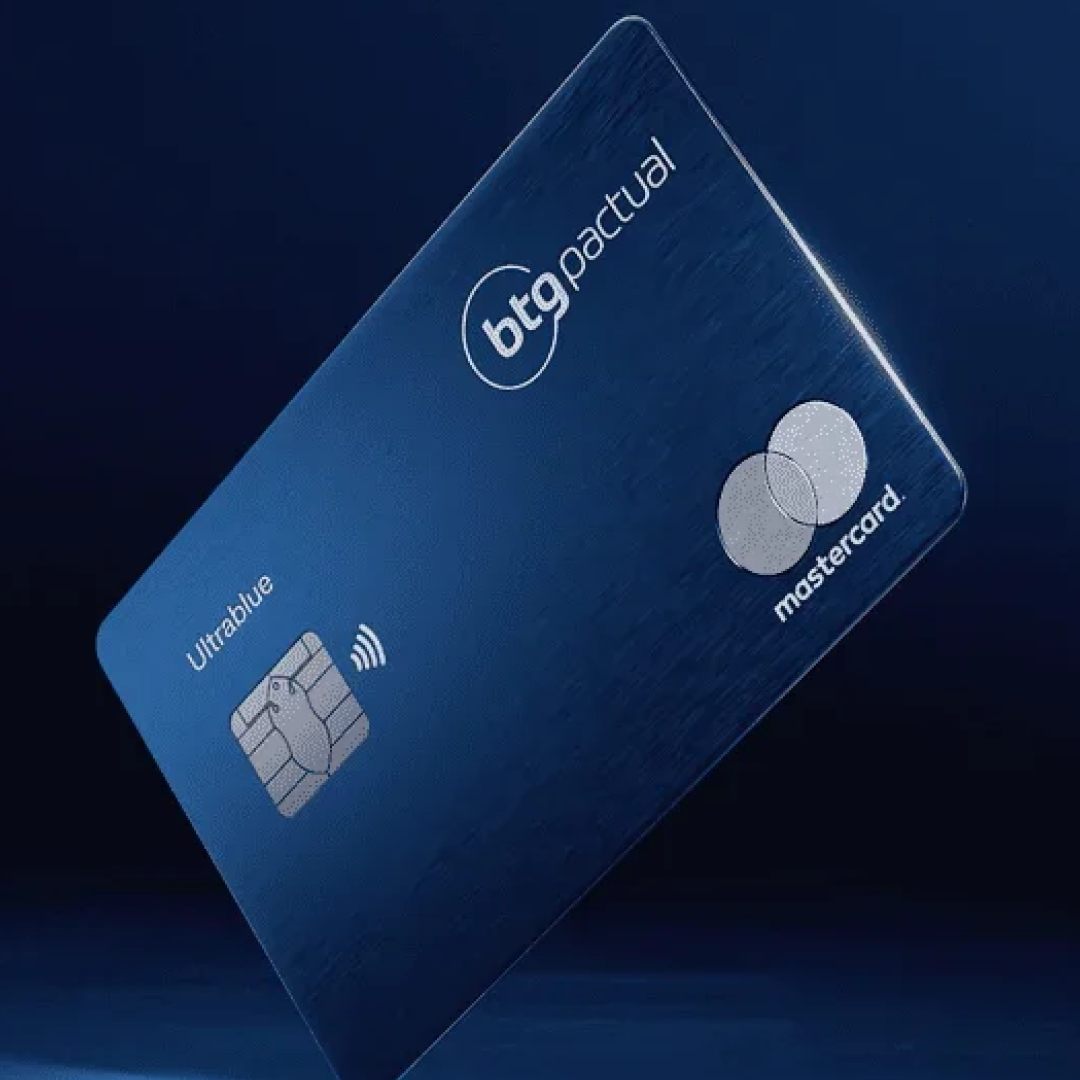 Cartão Ultrablue do BTG Pactual, cartão black de alta renda com benefícios exclusivos e acesso a salas VIP