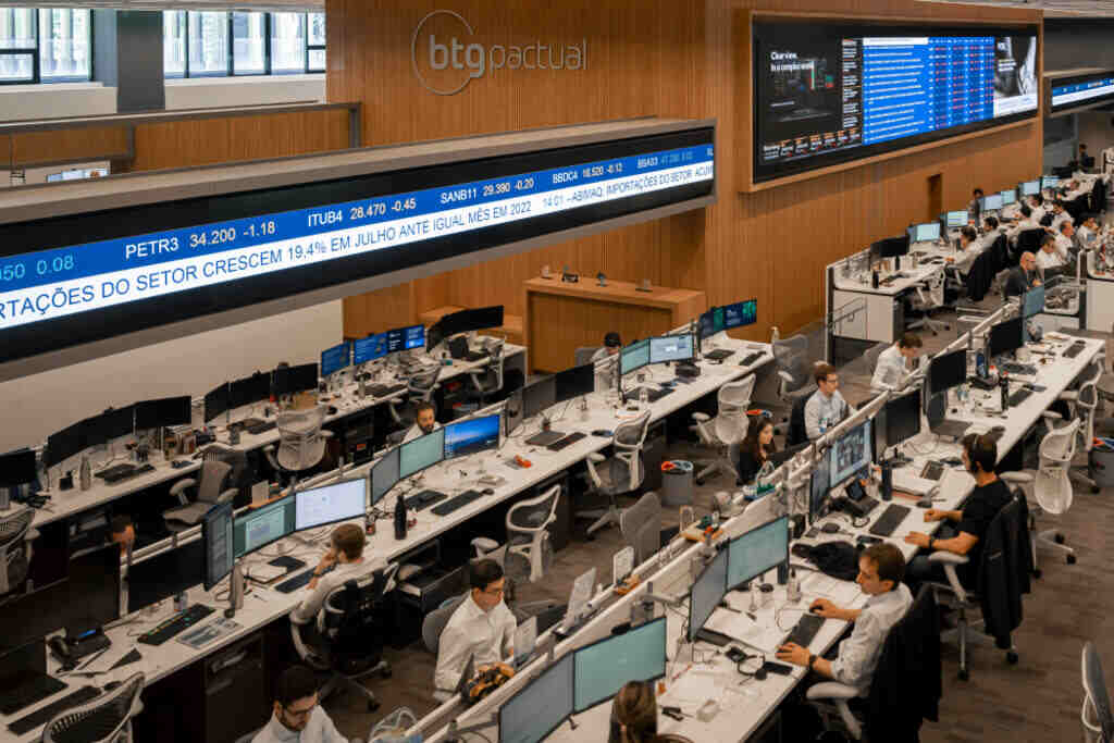 Escritório do BTG Pactual, banco de investimentos com atuação global e soluções em assessoria e gestão patrimonial